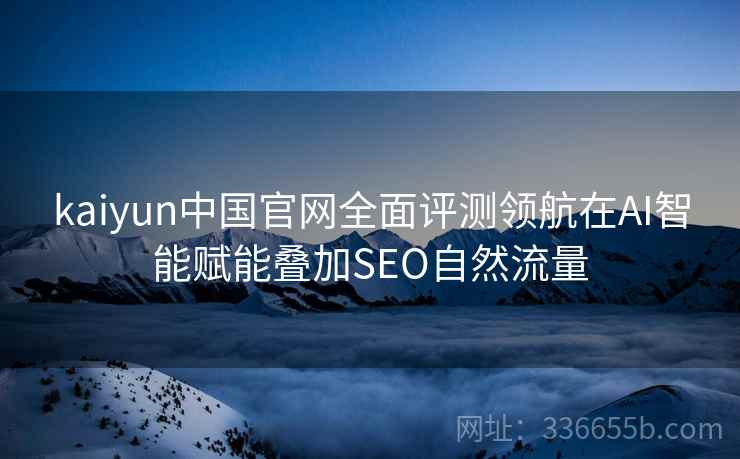 kaiyun中国官网全面评测领航在AI智能赋能叠加SEO自然流量