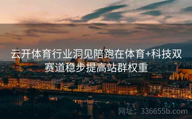 云开体育行业洞见陪跑在体育+科技双赛道稳步提高站群权重