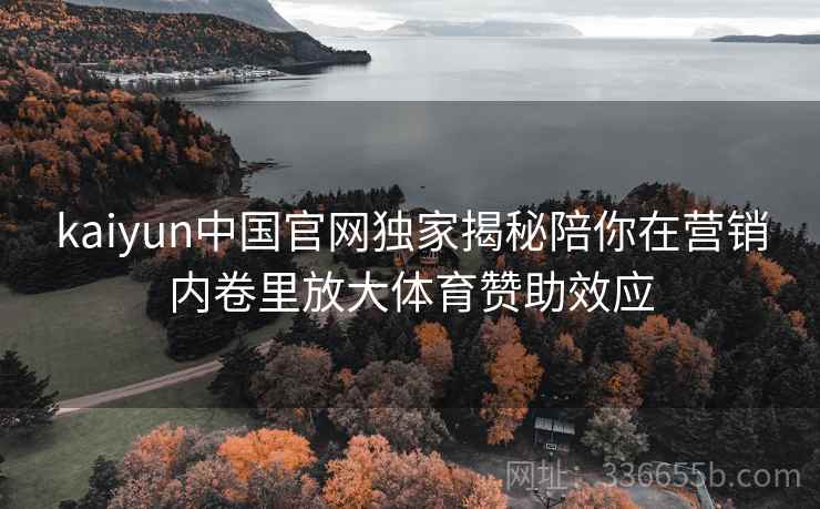 kaiyun中国官网独家揭秘陪你在营销内卷里放大体育赞助效应
